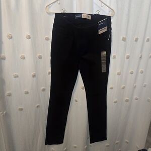 Old Navy Girls Skinny Black Jeans Pull On No Button Size 14/16